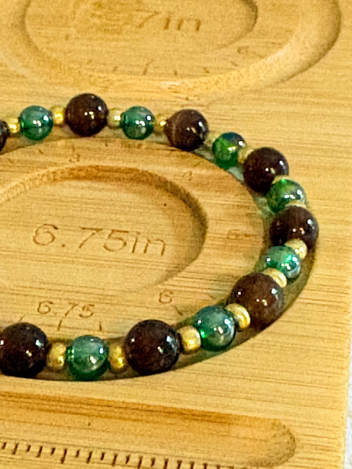 Moss and Gold Bracelet