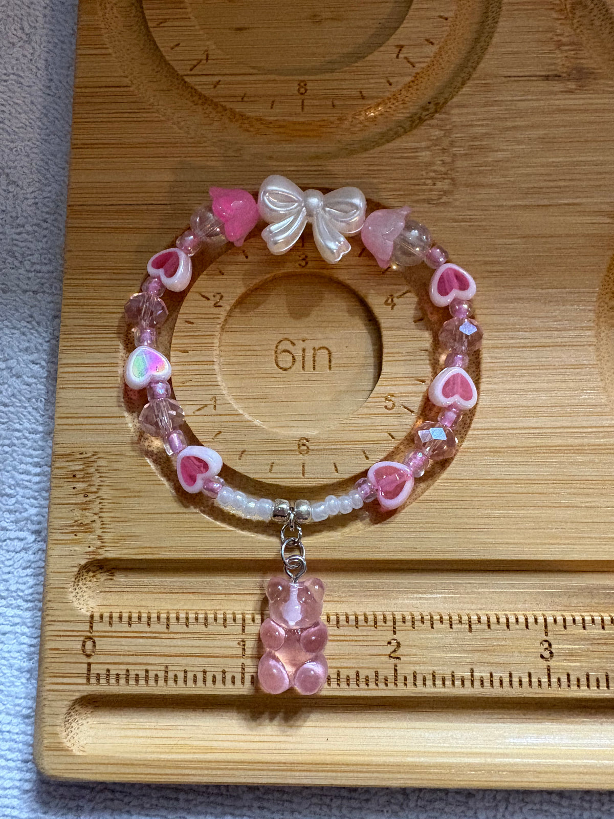 Pink Gummy Bear Bracelet