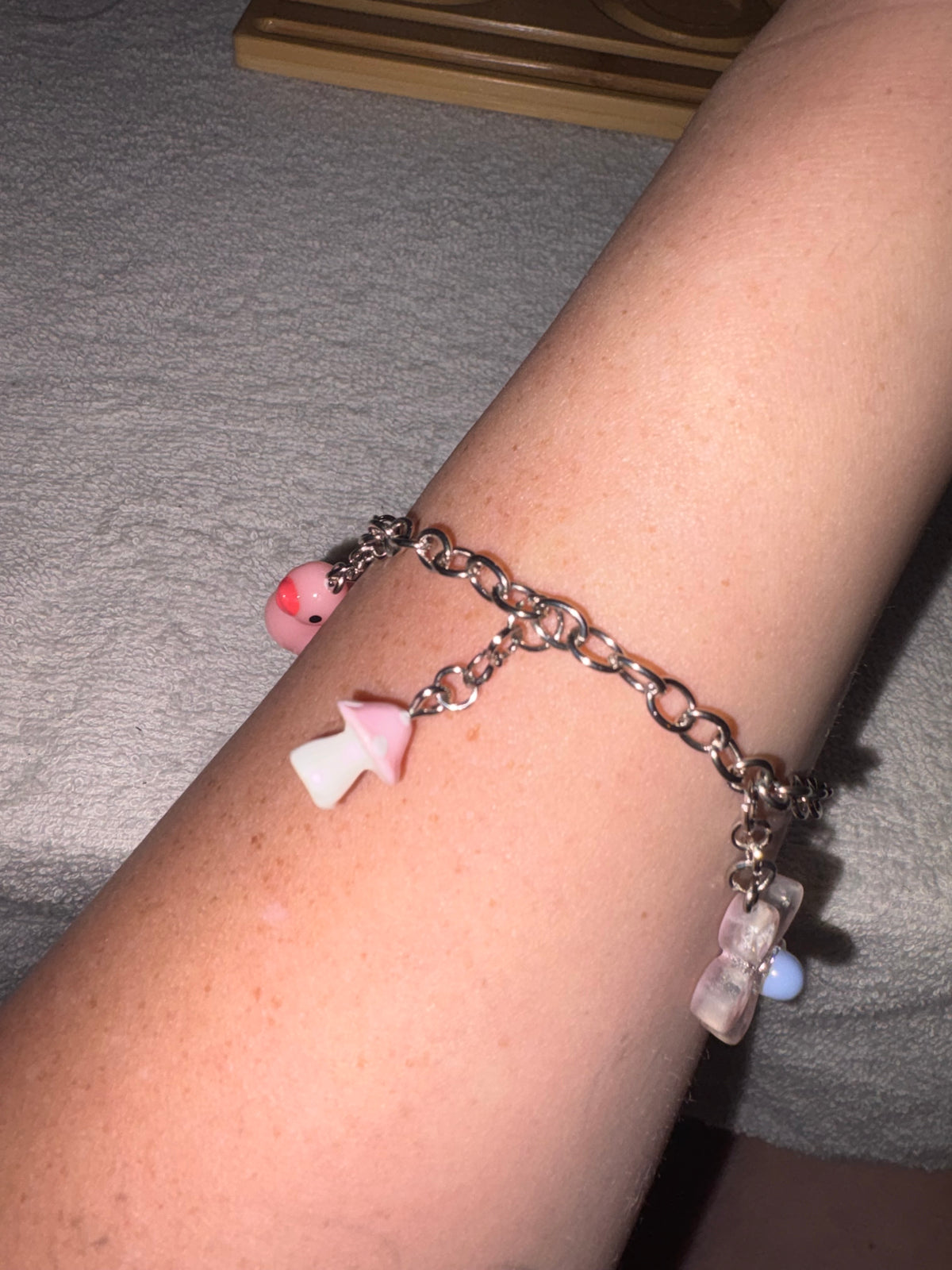 Pink Charm Bracelet