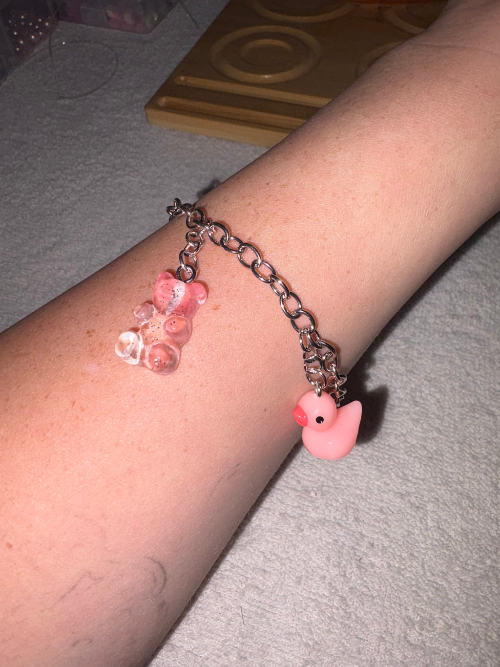 Pink Charm Bracelet