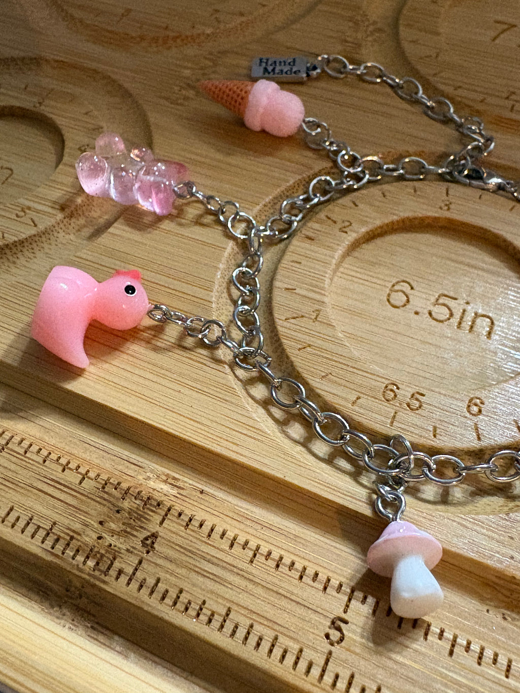 Pink Charm Bracelet