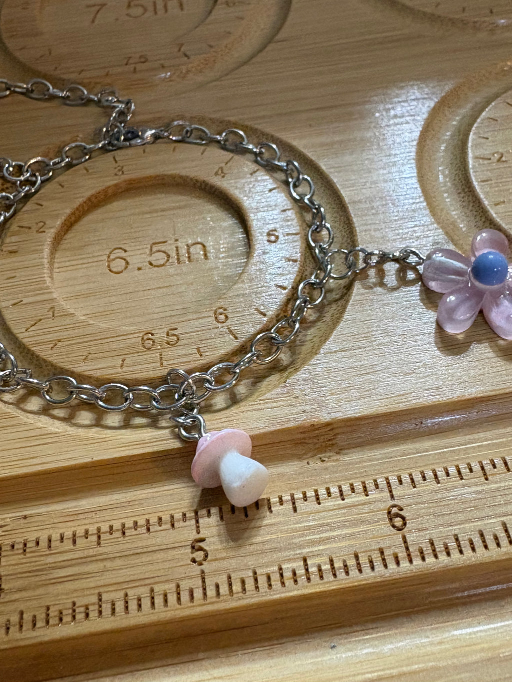Pink Charm Bracelet