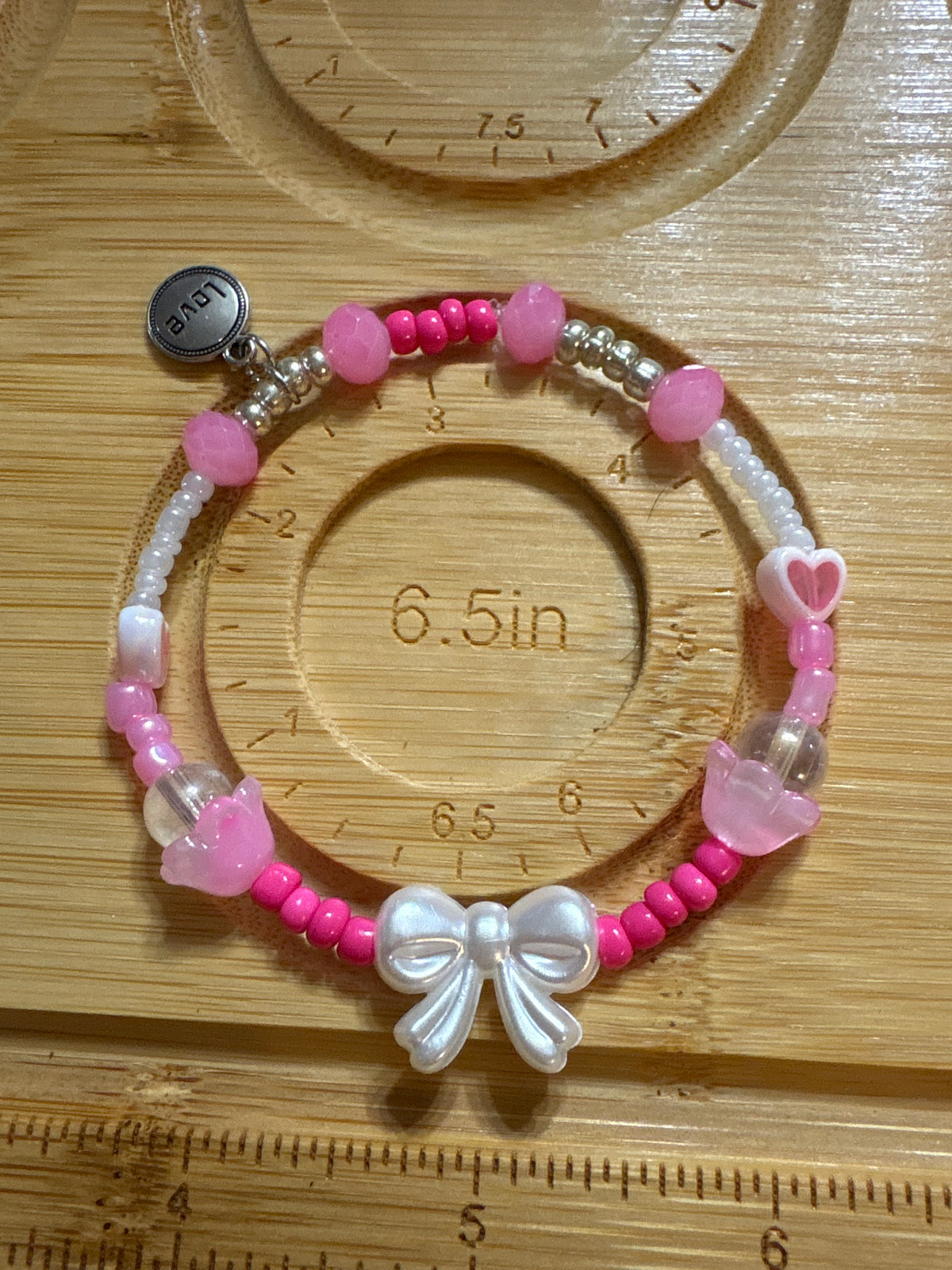 Pretty in Pink Love Bracelet
