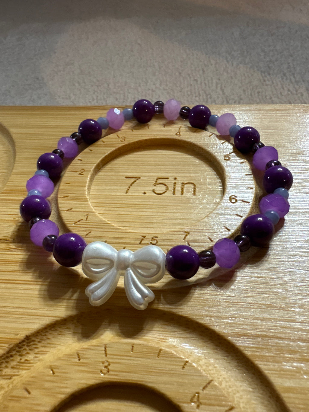 Midnight Fairy Bow Bracelet