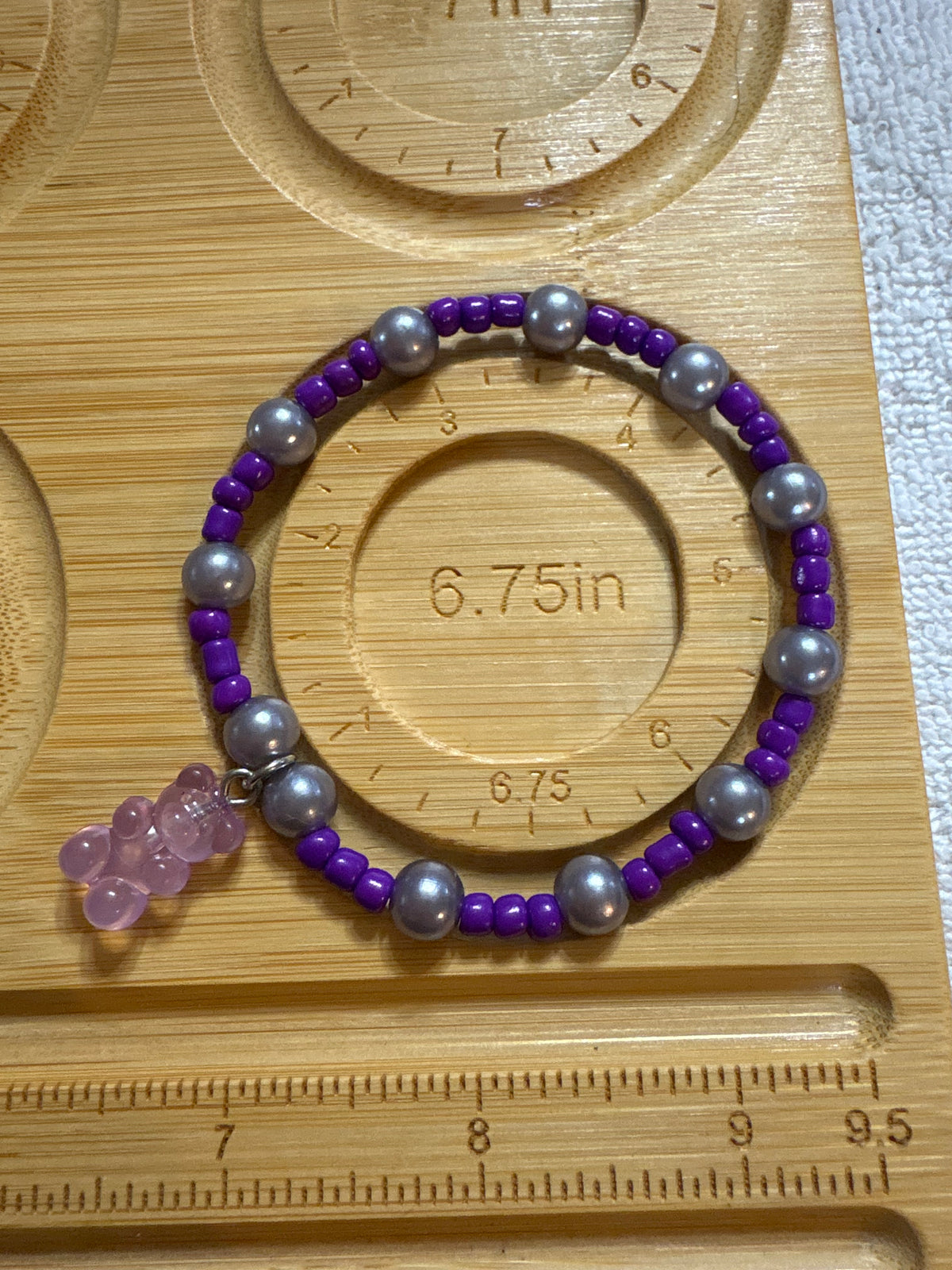 Grape Gummy Bear Bracelet