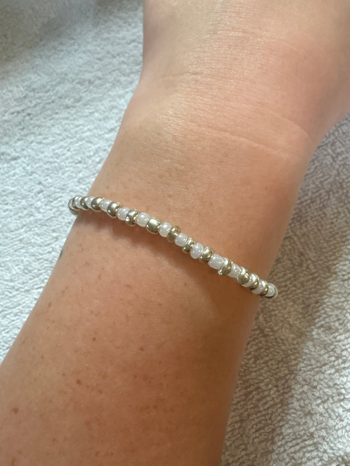 Sliver Pearl Bracelet