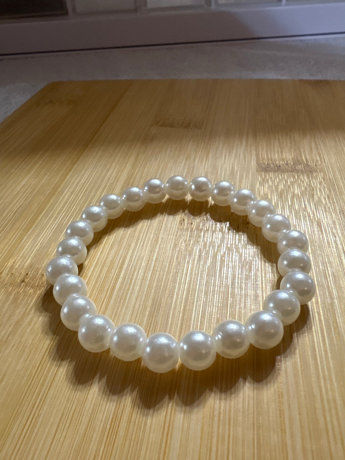 White Pearl Bracelet