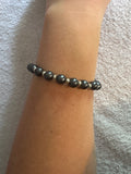 Midnight Silver Bracelet